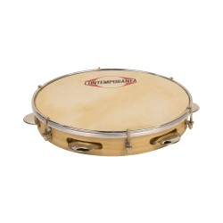 Pandeiro 10" bois - peau animale - Pro